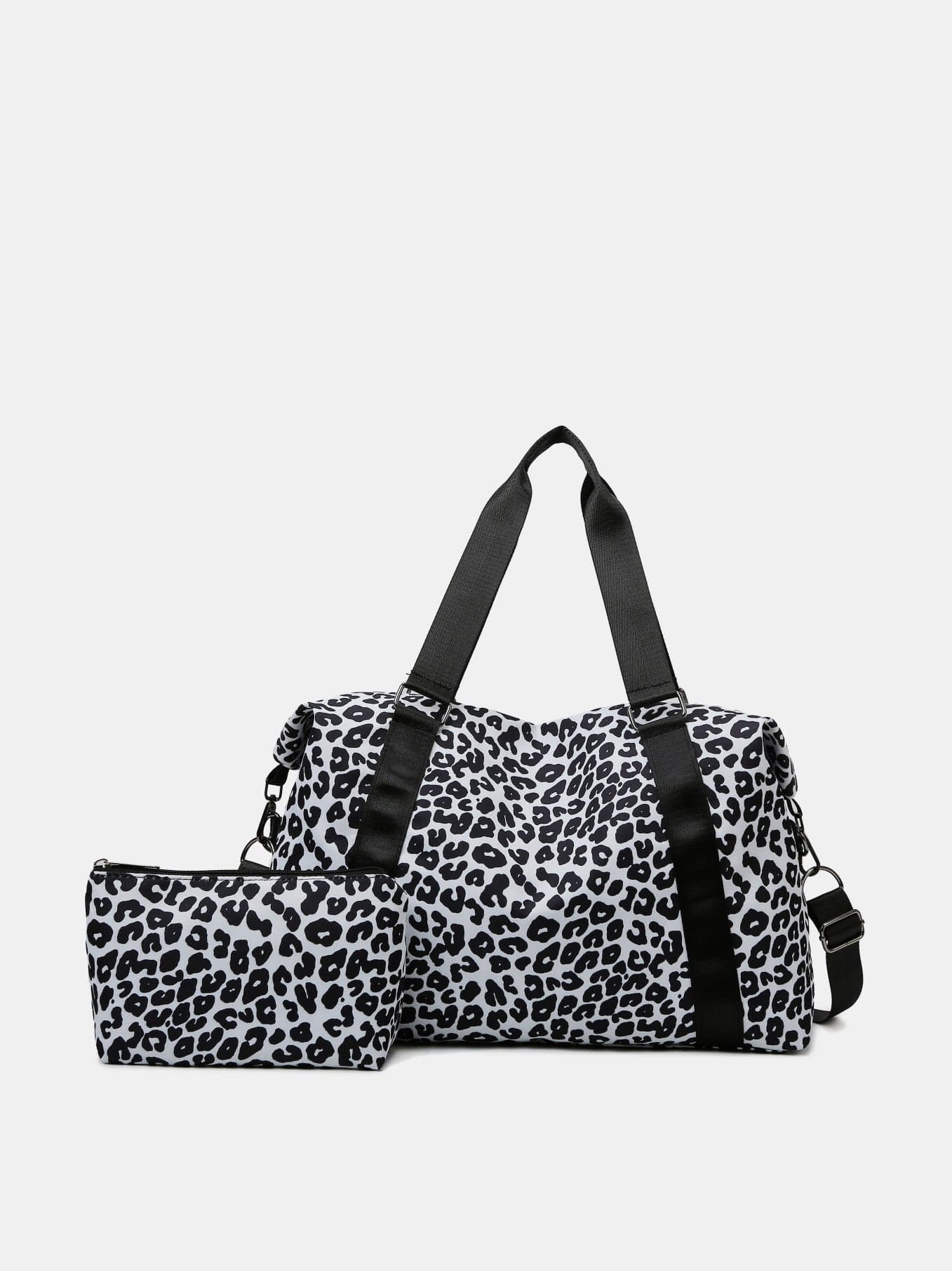 Oxford Cloth Leopard 2-Piece Bag Set - Trendsi