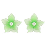 Flower Pearl Stud Earrings - Trendsi - Flyclothing LLC