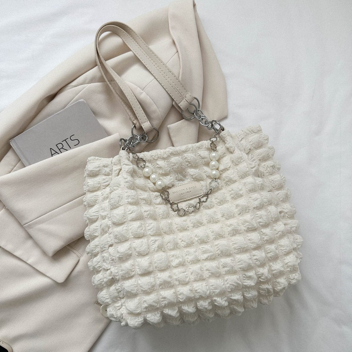 Cloud Puffy Polyester Tote Bag - Trendsi