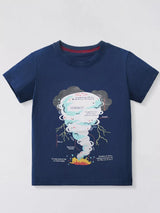 Children's Tornado Graphic Short Sleeve T-Shirt - Trendsi - Flyclothing LLC