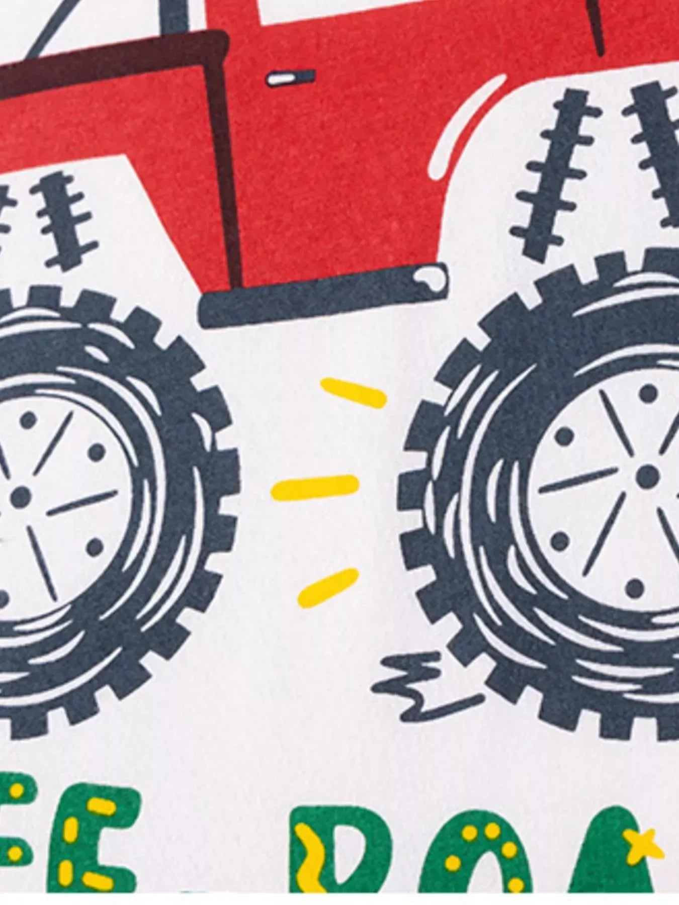 Children's Cartoon Vehicle Graphic Raglan Sleeve T-Shirts - Trendsi - Flyclothing LLC