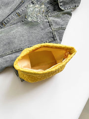 Flower Texture Polyester Clutch - Trendsi