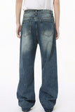 Mid Rise Wide Leg Jeans with Pockets - Trendsi