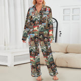 Baha Ranch Colores De Mexico Destination Mexico Satin Pajamas