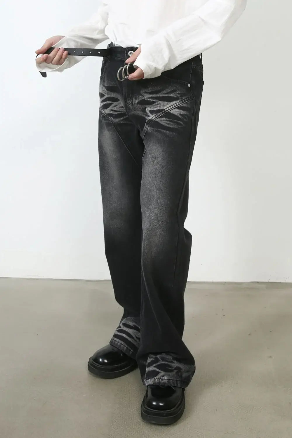 Men's Mid Rise Jeans with Pockets - Trendsi - Flyclothing LLC