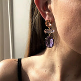 Alloy Geometric Dangle Earrings - Trendsi - Flyclothing LLC