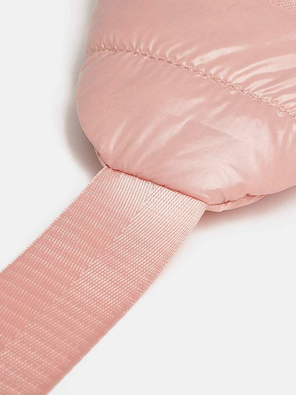 Quilted Adjustable Strap Puffy Sling Bag - Trendsi - Flyclothing LLC