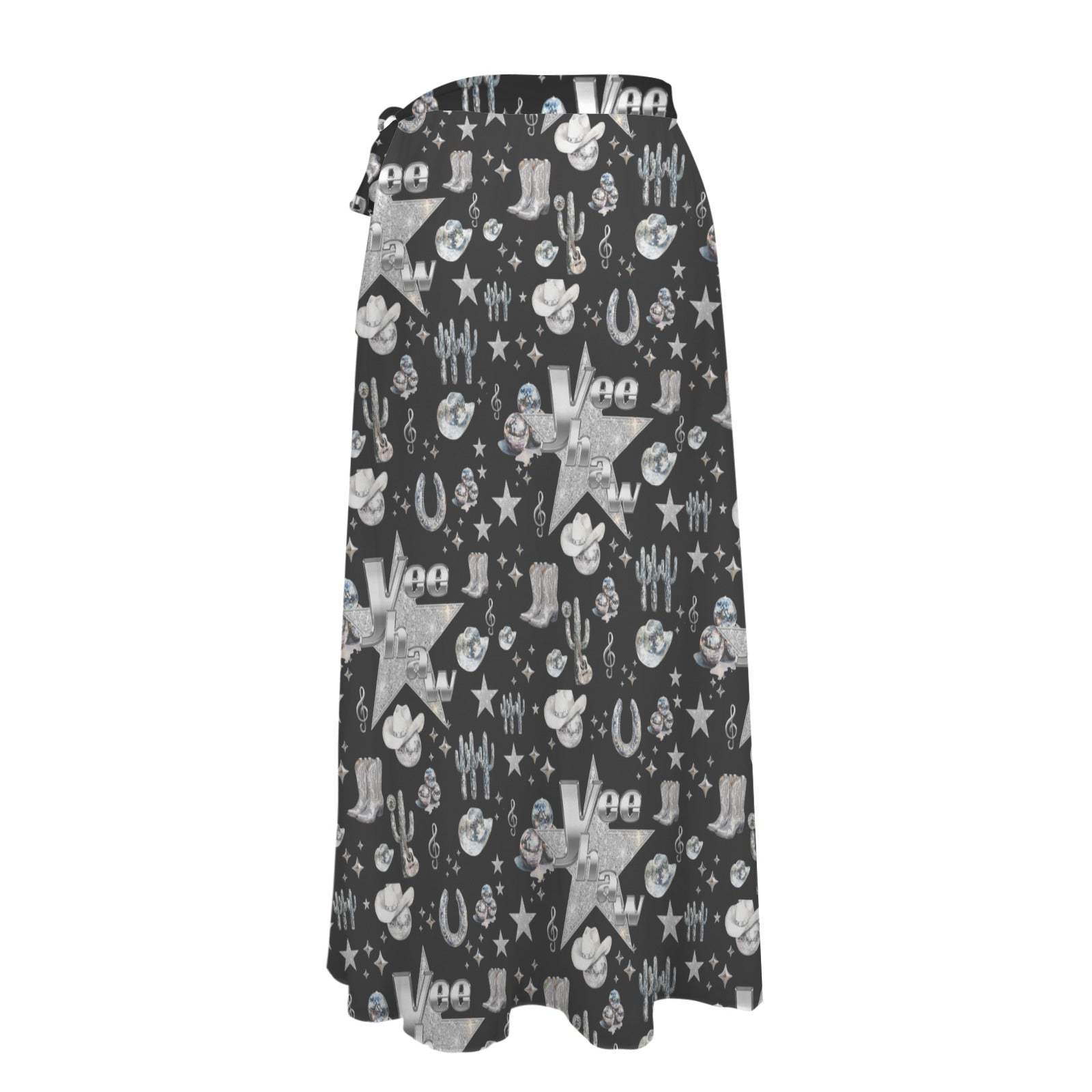 Baha Ranch Rhinestone Cowgirl Beach Swim Skirt Coverup - Baha Ranch Western Wear - Flyclothing LLC