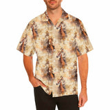 Baha Ranch Grunge Cowboy Men's Western Camp Shirt