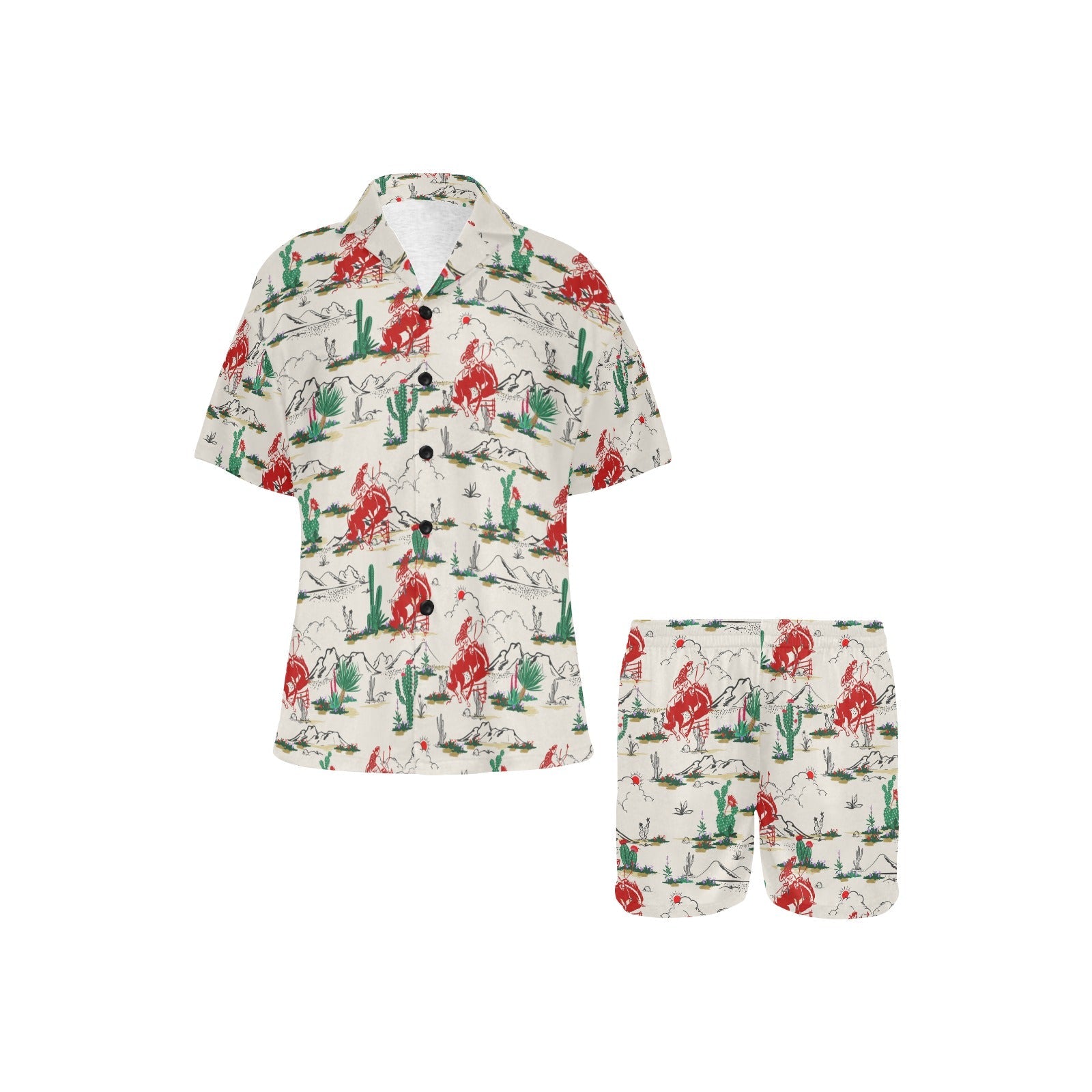 Baha Ranch Desert Rodeo Womens Short Pajama Set