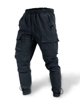 Men's Plus Size Drawstring Pants with Cargo Pockets - Trendsi - Flyclothing LLC