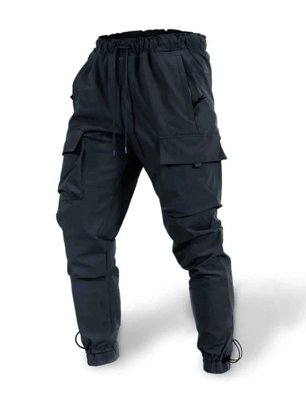 Men's Plus Size Drawstring Pants with Cargo Pockets - Trendsi - Flyclothing LLC
