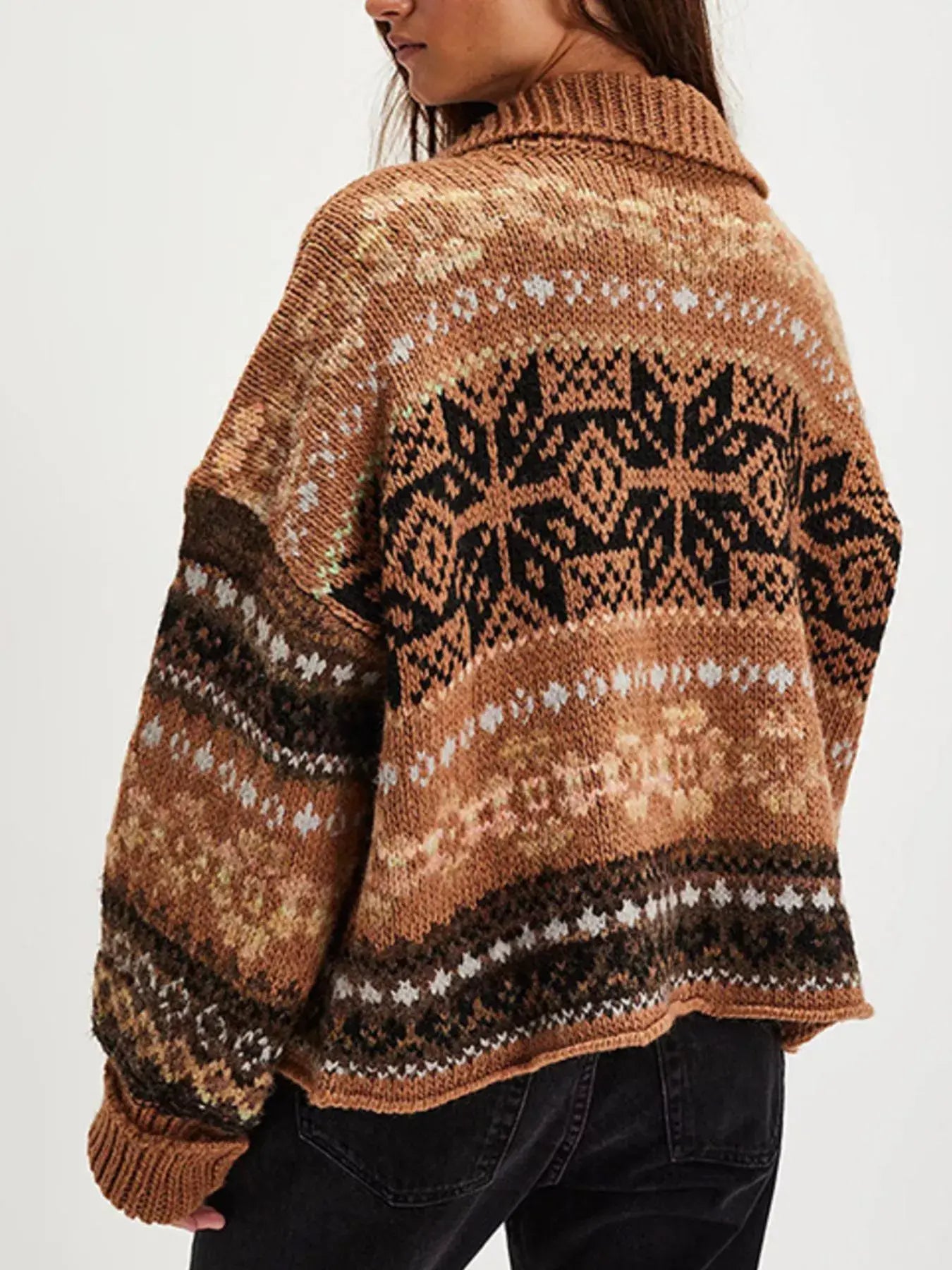Vintage Button Up Knit Cardigan - Trendsi - Flyclothing LLC