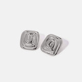 Stainless Steel Stud Earrings - Trendsi - Flyclothing LLC