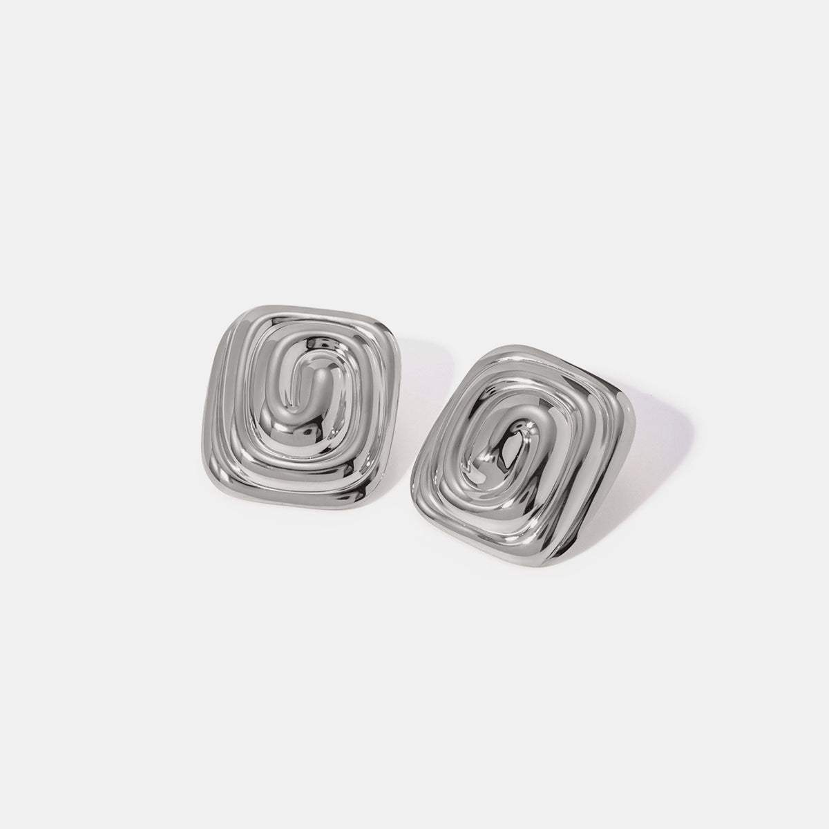 Stainless Steel Stud Earrings - Trendsi - Flyclothing LLC