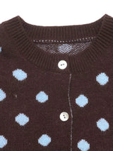 Polka Dot Button Up Cardigan - Trendsi - Flyclothing LLC