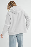 Aemi + Co Lace Detail Drawstring Hoodie with Kangaroo Pocket - Trendsi