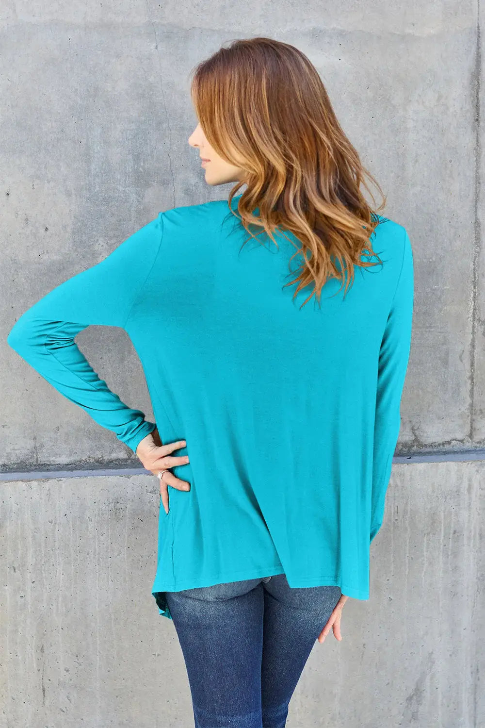 Basic Bae Full Size Open Front Long Sleeve Cardigan - ShopBasicbae - Flyclothing LLC