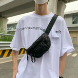 Checkered Adjustable Strap Nylon Crossbody Bag - Trendsi - Flyclothing LLC