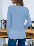Button Up Long Sleeve Cardigan - Trendsi - Flyclothing LLC