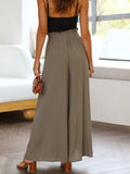 Wide Leg Pants with Pockets - Trendsi - Flyclothing LLC