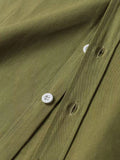 Men's Full Size Collared Neck Button Down Shirt Plus Size - Trendsi