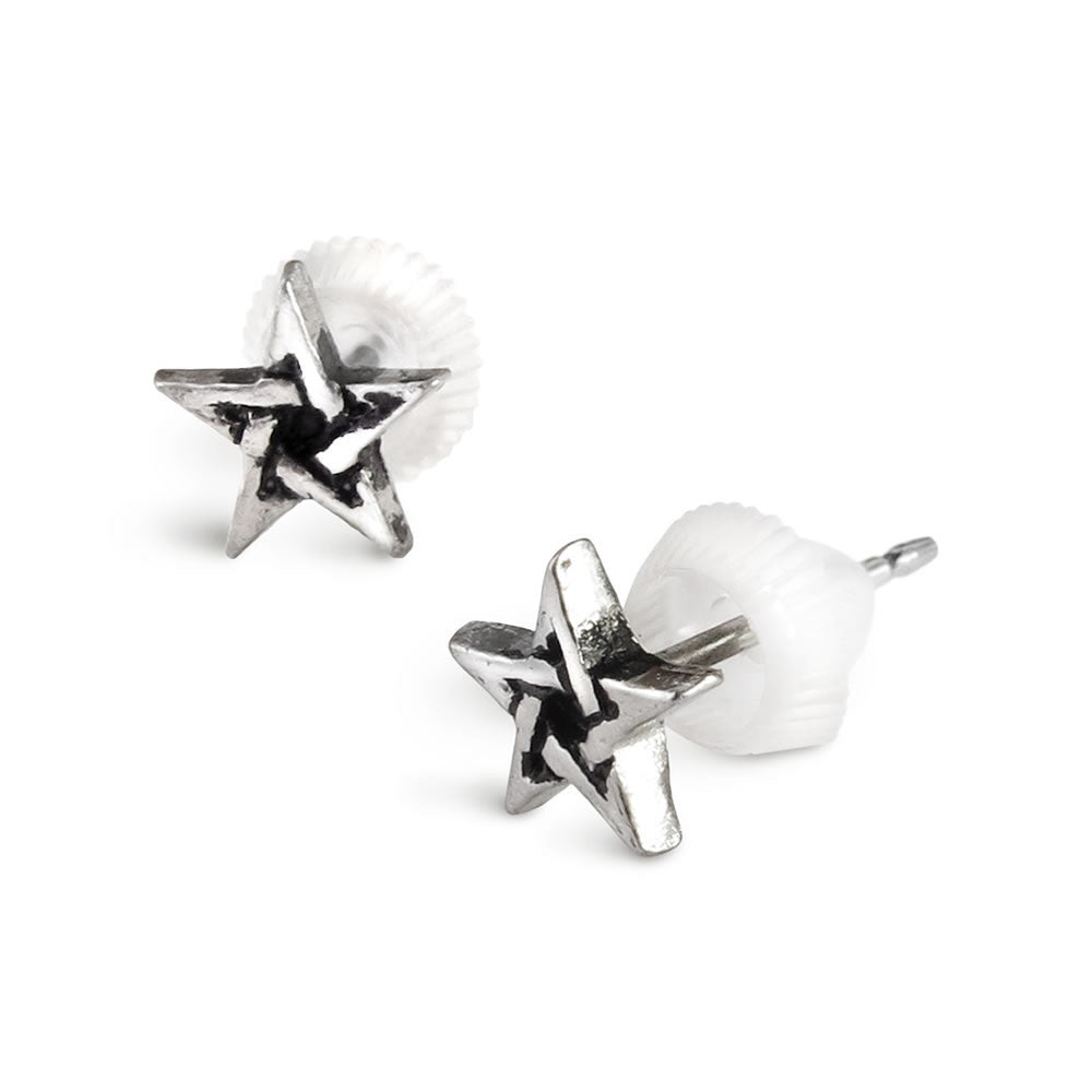 Pentagram Earrings - Alchemy of England - Flyclothing LLC