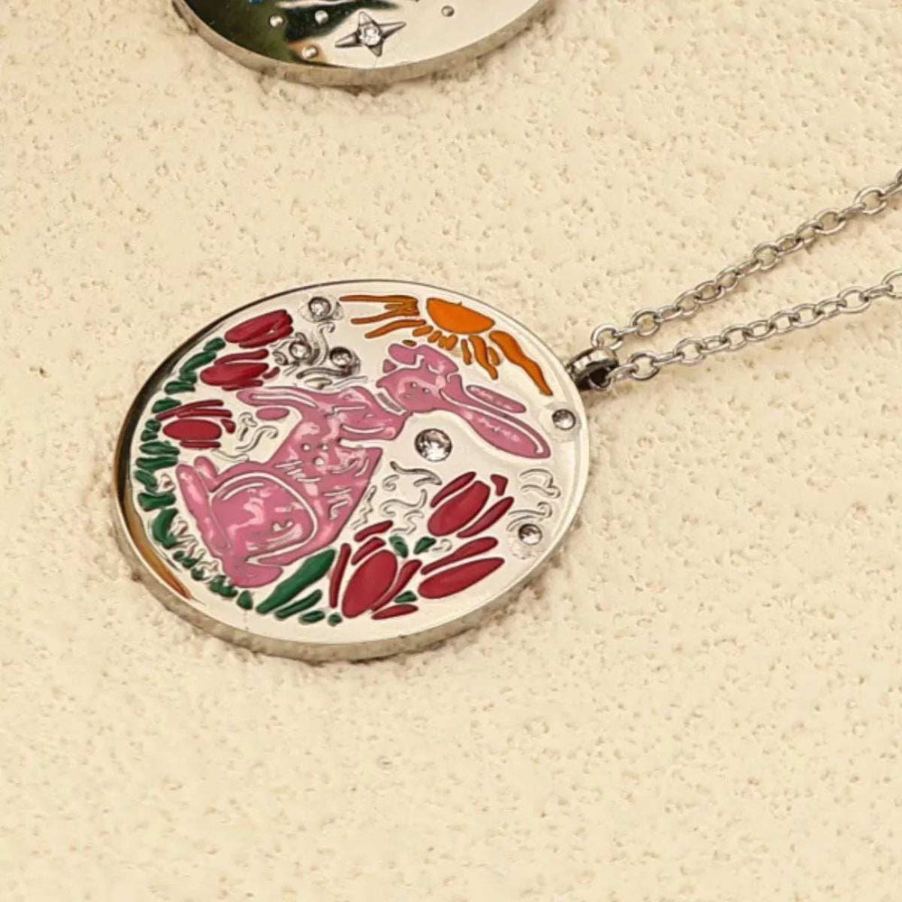 Stainless Steel Pendant Necklace - Trendsi - Flyclothing LLC