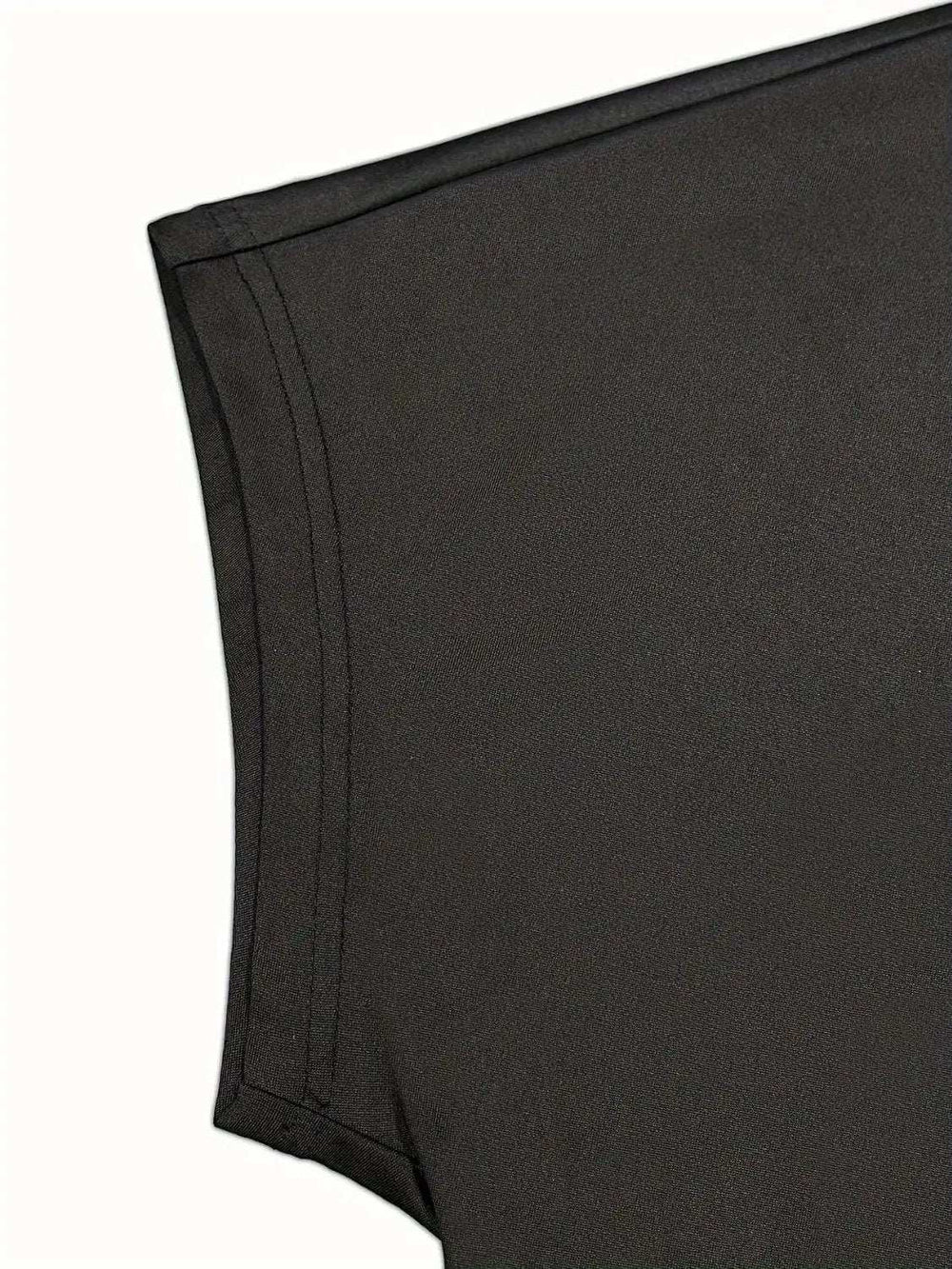 Round Neck Short Sleeve Midi Dress - Trendsi - Flyclothing LLC