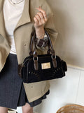 Vintage Top Handle Crossbody Bag - Trendsi - Flyclothing LLC