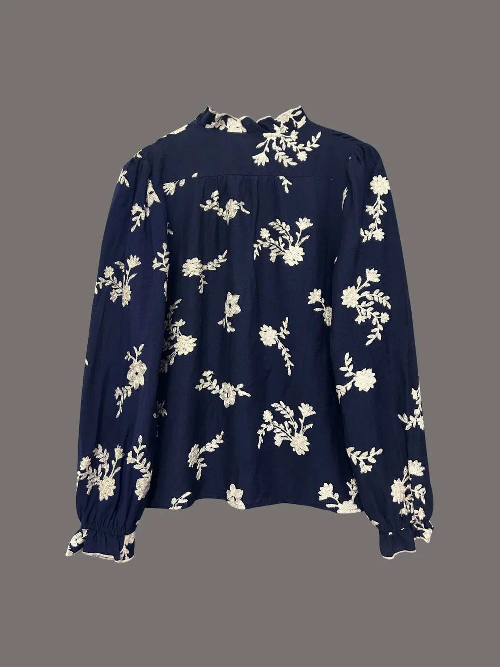 Flower Button Up Long Sleeve Shirt - Trendsi - Flyclothing LLC