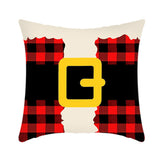 Merry Christmas Cushion Cover 45cm Elk Santa Claus Short Plush Sofa Pillow Cover Home Decor Pillowcase Christmas Decoration - My Store - Flyclothing LLC