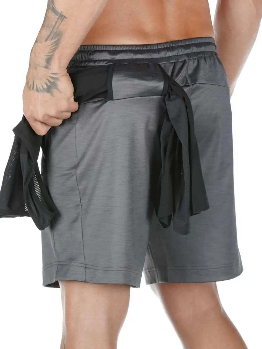 Men's Drawstring Active Shorts with Pockets - Trendsi - Flyclothing LLC