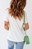 Graphic Round Neck Short Sleeve T-Shirt - Trendsi - Flyclothing LLC
