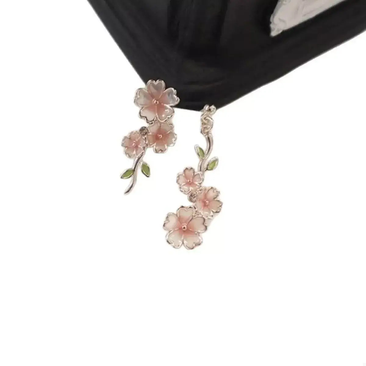 Asymmetrical Flower Drop Earrings - Trendsi - Flyclothing LLC