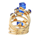 18K Gold-Plated Multi-Layered Ring - Trendsi - Flyclothing LLC