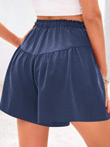 Full Size Casual Drawstring High Waist Relaxed Shorts Plus Size - Trendsi - Flyclothing LLC