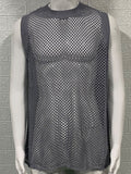 Men's Round Neck Hollow Out Sleeveless Knit Top - Trendsi