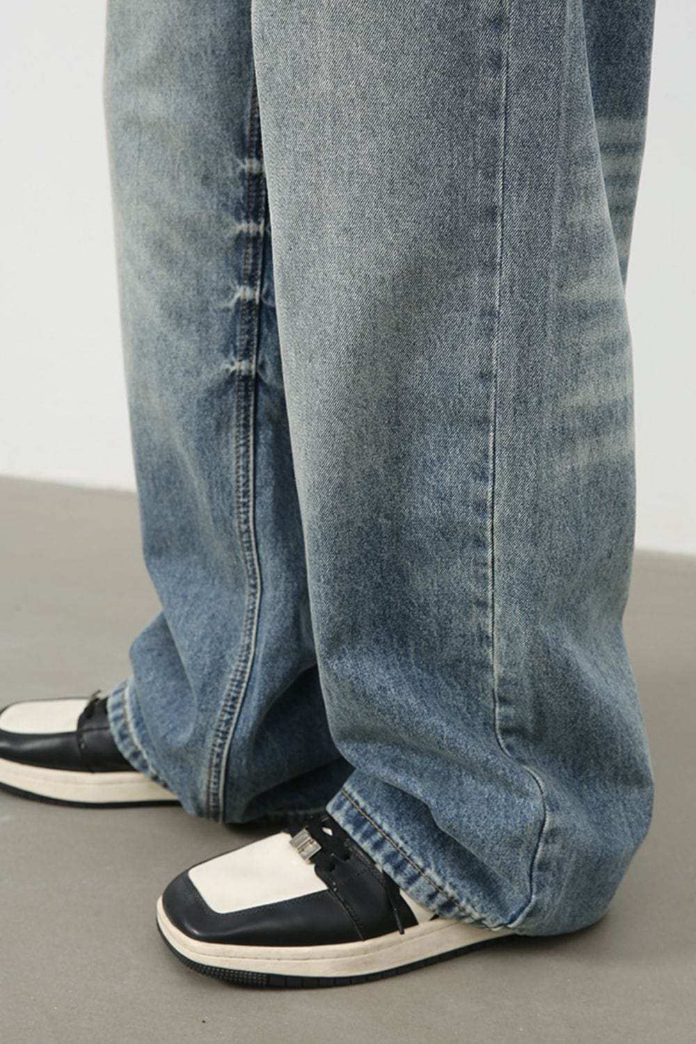 Men's Wide Leg Jeans with Pockets - Trendsi - Flyclothing LLC