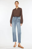 Kancan High Rise Slim Wide Leg Jeans - Trendsi