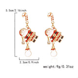 Christmas Santa Drop Earrings - Trendsi - Flyclothing LLC
