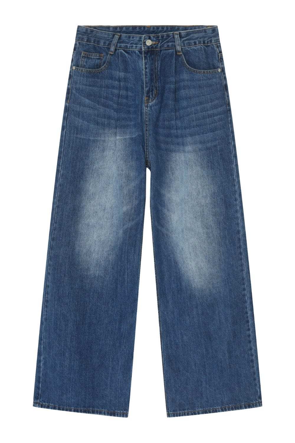 Men's Baggy Jeans with Pockets - Trendsi - Flyclothing LLC