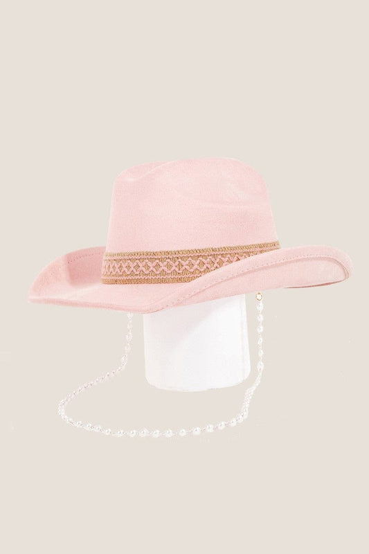 Fame Ornate Band Cowboy Hat - Trendsi