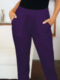 FAM-FAM Pocketed High Waist Skinny Pants - Trendsi - Flyclothing LLC