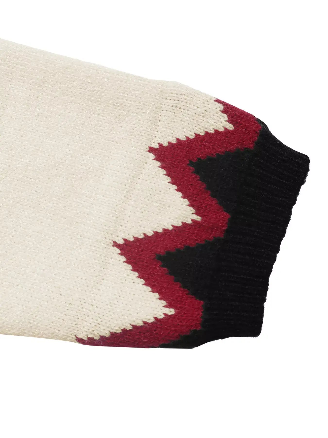 Chevron Pattern Long Sleeve Sweater - Trendsi - Flyclothing LLC