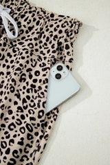Leopard Print Wide-Leg Pants with Drawstring - Trendsi - Flyclothing LLC
