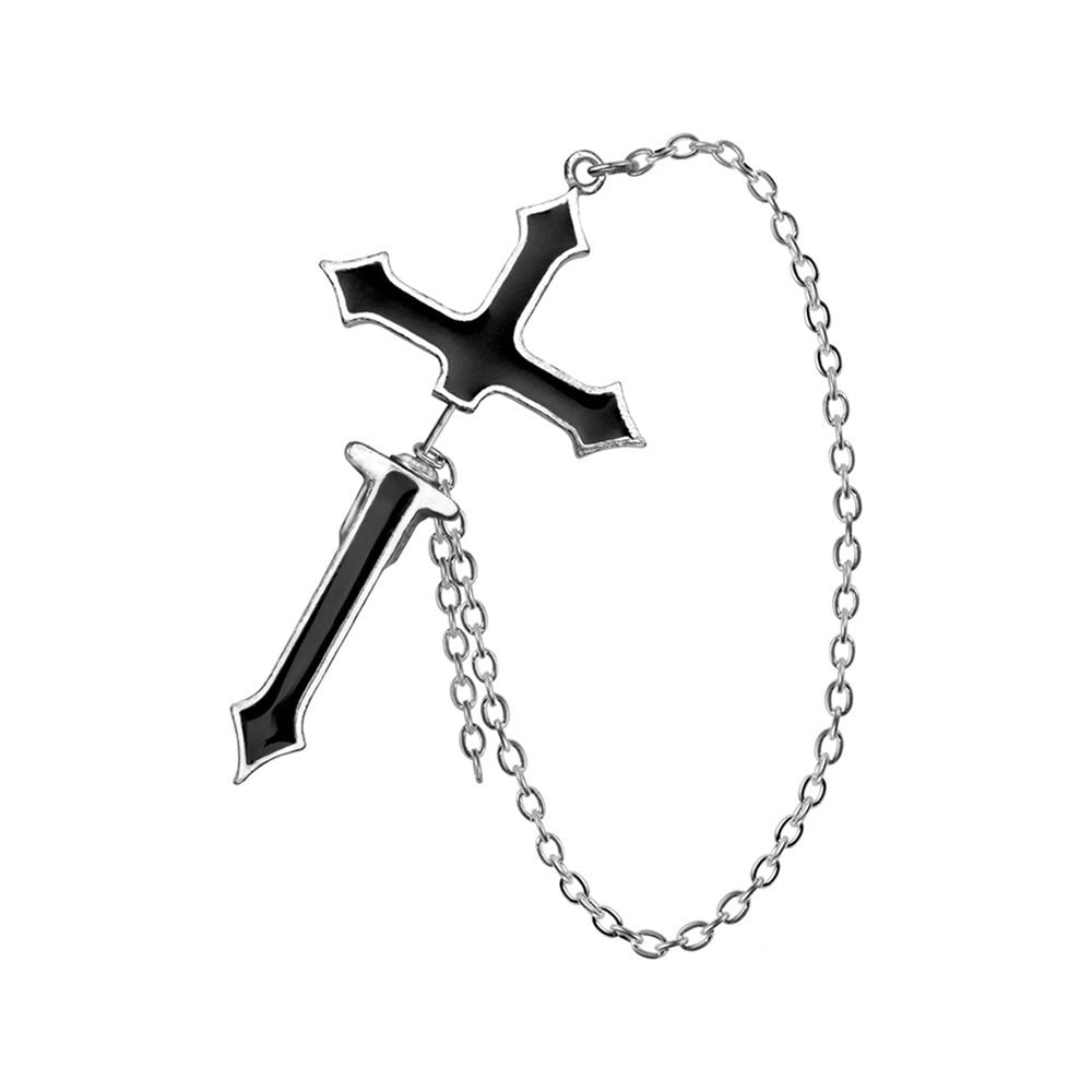 Impalare Cross Earring - Alchemy of England - Flyclothing LLC
