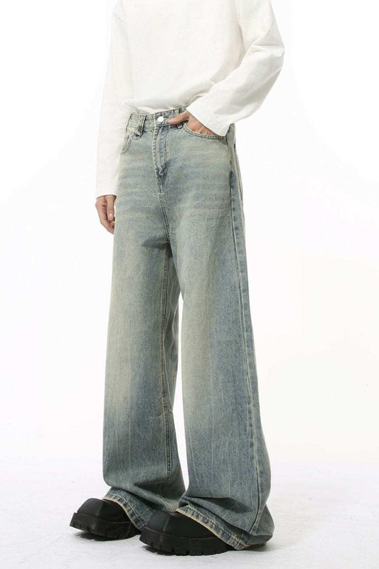 Wide Leg Jeans with Pockets - Trendsi - Flyclothing LLC