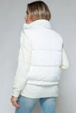 Snobbish Fine Fur Lining Quilted Vest - Trendsi