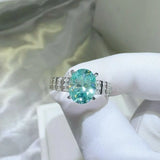 2 Carat Moissanite 925 Sterling Silver Ring - Trendsi - Flyclothing LLC